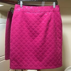 Banana Republic Pink Jacquard Pencil Skirt sz 8